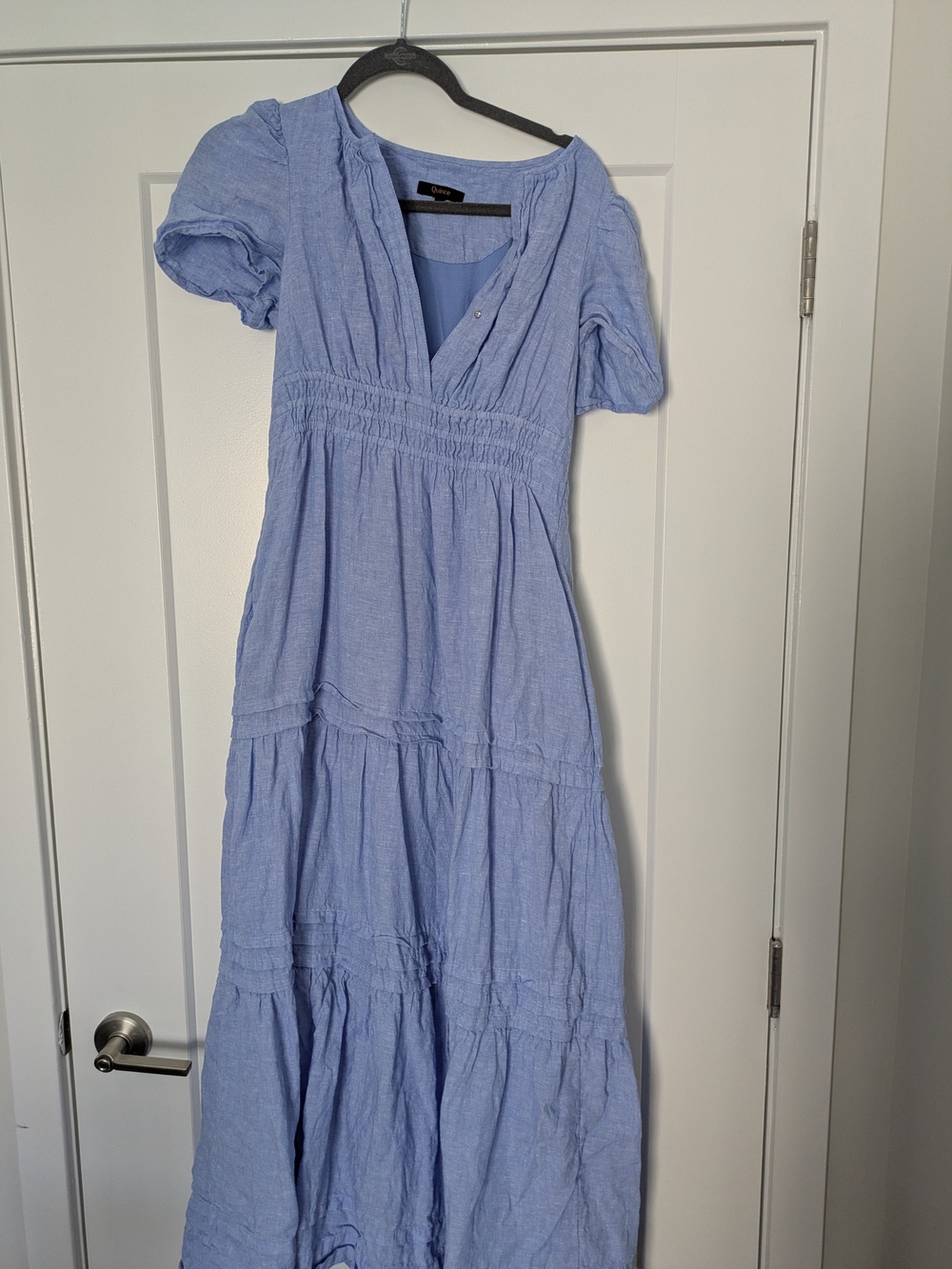Quince linen maxi dress, Size XS